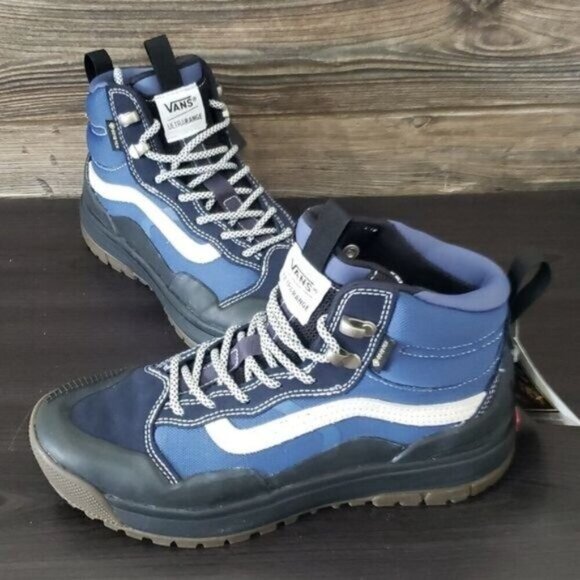 New Vans Ultrarange Exo HI Gortex Waterproof Navy Blue Black Ankle Boots Shoes - Picture 3 of 13
